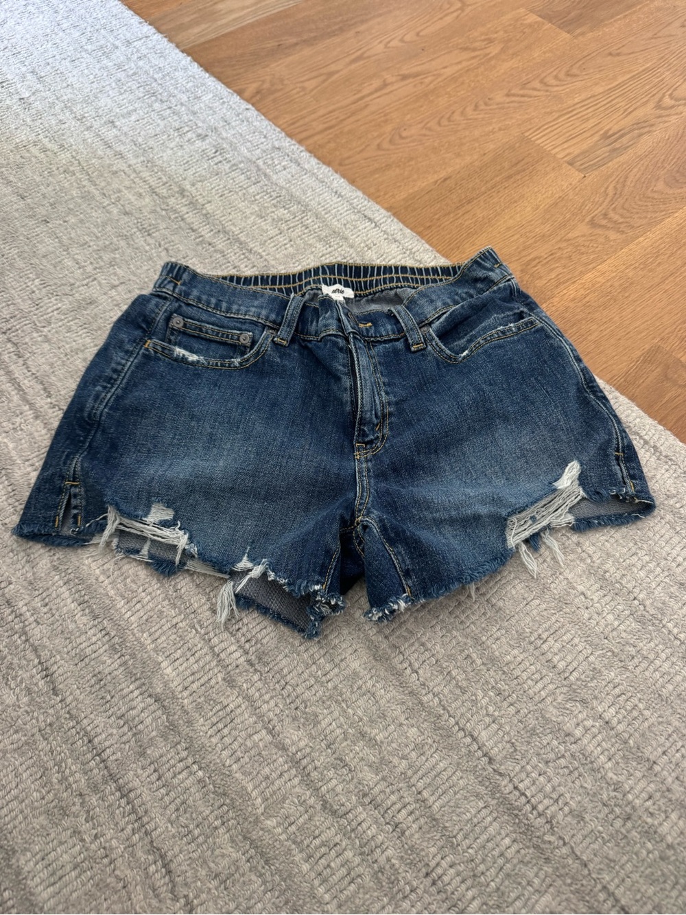 Aerie Daydream Denim Shorts - elastic waist